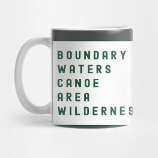 Boundary Waters Canoe Area Wilderness BWCA Mug